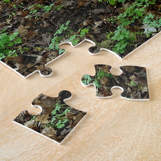 Puzzle Escaliers en bois à travers la forêt (Côté)