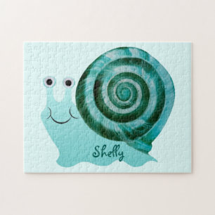 Puzzle Escargot bleu