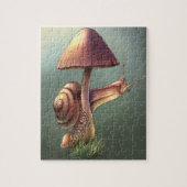 Puzzle Escargot sur le champignon (Vertical)