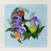 Puzzle Escargots cubains champignons violets (Vertical)