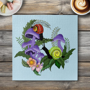 Puzzle Escargots cubains champignons violets