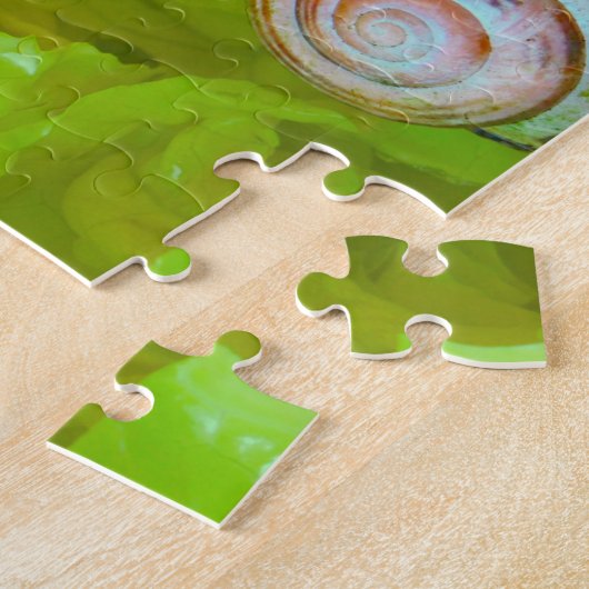 Puzzle Escargots sur laitue 252-pc (Côté)