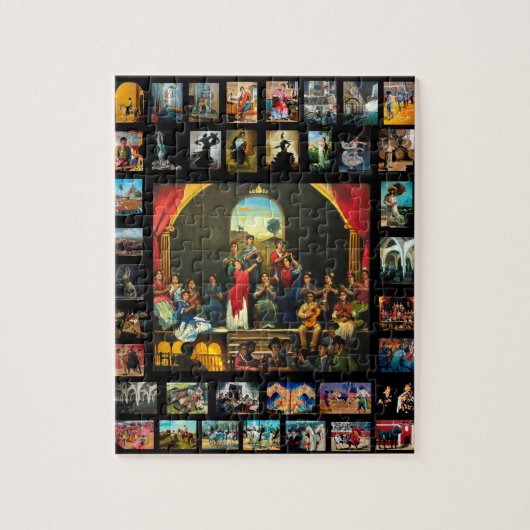 PUZZLE ESCENARIO FLAMENCO (Vertical)