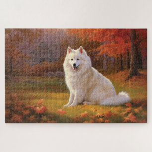 Puzzle Eskimo Américain inspiré par la chute des feuilles