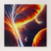 Puzzle Espace d'eau de feu (Horizontal)