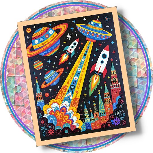 PUZZLE - Espace Rétro (Idéal pour les débutants !)