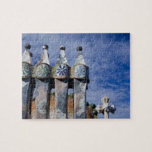 Puzzle Espagne, Catalogne, Barcelone. Casa Batllo (1906).