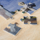 Puzzle Espagne, Catalogne, Barcelone. Casa Batllo (1906). (Côté)