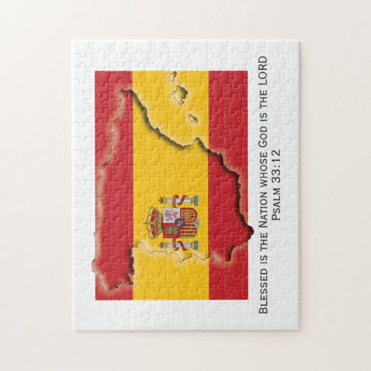 Puzzle ESPAGNE | Espagne | Blessed Nation | DRAPEAU ESPAG (Vertical)