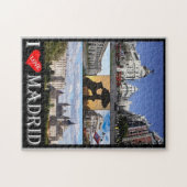 Puzzle Espagne - Madrid - I Love - (Horizontal)
