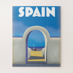Puzzle Espagne Retro Vacances art