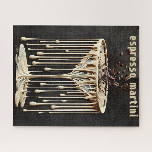 Puzzle Espresso Martini Cocktail Heure (Horizontal)