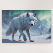 Puzzle Esprit de loup blanc (Horizontal)