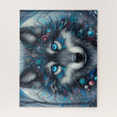 Puzzle Esprit de loup de galaxie (Vertical)