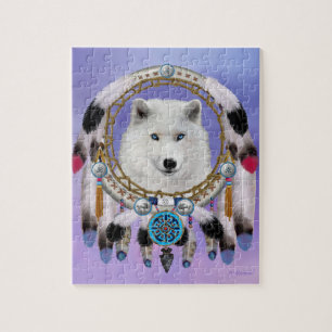 Puzzle Esprit de loup indien natif