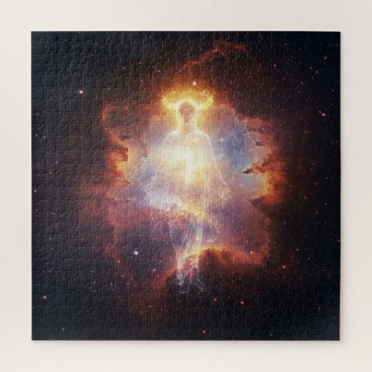 Puzzle Esprit d'or brillant dans l'espace extra-atmosphér (Vertical)