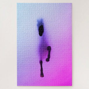 Puzzle Esprit du Cheval – Art Mural Abstrait