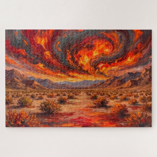 Puzzle Esprit du désert : Édition Galerie Solar Vortex (Horizontal)