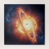 Puzzle Esprit foncé corné dans une explosion cosmique (Horizontal)