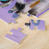 Puzzle Esprit indien indigène de loup (Côté)