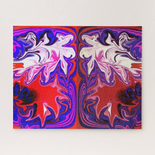Puzzle Esprits dansants art abstrait (Horizontal)