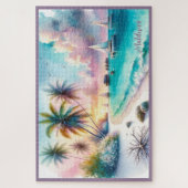 Puzzle Esquisse de luxe des Maldives | (Vertical)