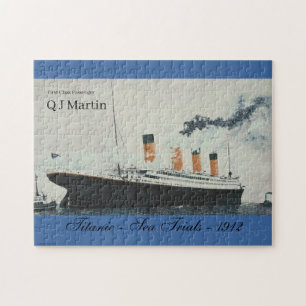 Puzzle Essais maritimes Vintage voyage Titanic 252 pièce