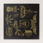 Puzzle Essence de musique rock énergique (Horizontal)