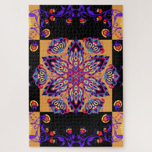 Puzzle Essence de Pétales Violets – Fleur Inspirée de la 
