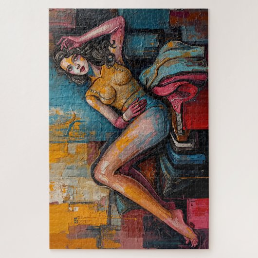 Puzzle « Est-ce que celle-ci fonctionne » – Portrait de J (Vertical)