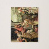 Puzzle Esther avant le Roi Ahasuerus avec Haman étant (Vertical)