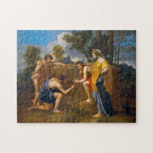 Puzzle Et dans Arcadia ego, Poussin