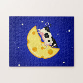 Puzzle Et la vache s'est cognée sur la lune au fromage (Horizontal)