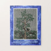 Puzzle Et Une Porcupine Dans Un Pin Tree (Vertical)