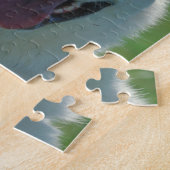 Puzzle Étain blanc de chien de berger allemand avec le (Côté)