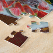 Puzzle Étal de légumes Grenade Caraïbes. (Côté)