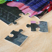 Puzzle Étal de Robes Suspendues au Marché (Côté)