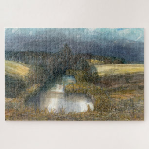 Puzzle Etanche d'automne peinture aquarelle