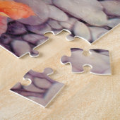 Puzzle Étang à poissons rouge et blanc de Koi (Côté)