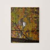 Puzzle Étang d'automne avec cygne (Vertical)