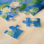 Puzzle Étang d'été avec nénuphars (Côté)
