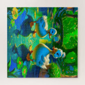 Puzzle Étang Fantaisiste aux Canards (Horizontal)