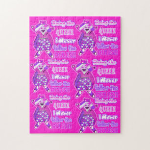 Puzzle Étant la reine, je ne suis jamais les règles.