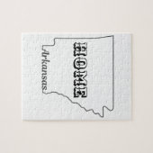 Puzzle État de l'ARKANSAS (Horizontal)