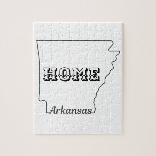 Puzzle État de l'ARKANSAS (Vertical)