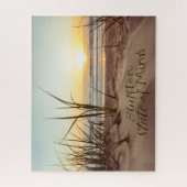 Puzzle État d'esprit de Bluffton Écrit dans le sable Plag (Vertical)