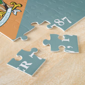 Puzzle État du Delaware Indicateur 8x10 (Côté)