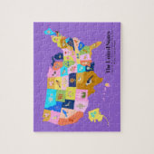 Puzzle États-Unis (Vertical)