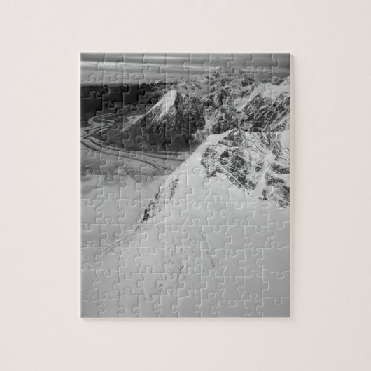 Puzzle États-Unis, Alaska, Denali National Park, Vue aéri (Vertical)