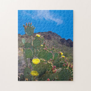 Puzzle États-Unis, Arizona. Cactus dans les collines